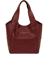 'Freer' Red Leather Tote Bag image 1