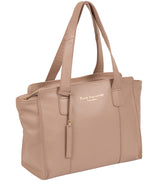 'Alexandra' Blush Pink Leather Handbag