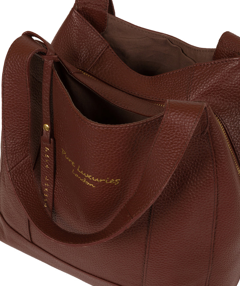 'Colette' Cognac Leather Handbag image 4