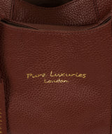'Colette' Cognac Leather Handbag