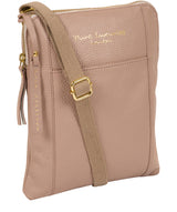 'Maisie' Blush Pink Leather Cross Body Bag