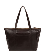 'Willow' Dark Brown Leather Tote Bag