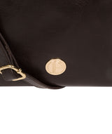 'Gardenia' Dark Brown Leather Cross Body Bag Pure Luxuries London
