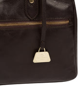 'Poppy' Dark Brown Leather Handbag