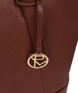 'Emily' Chestnut Leather Tote Bag