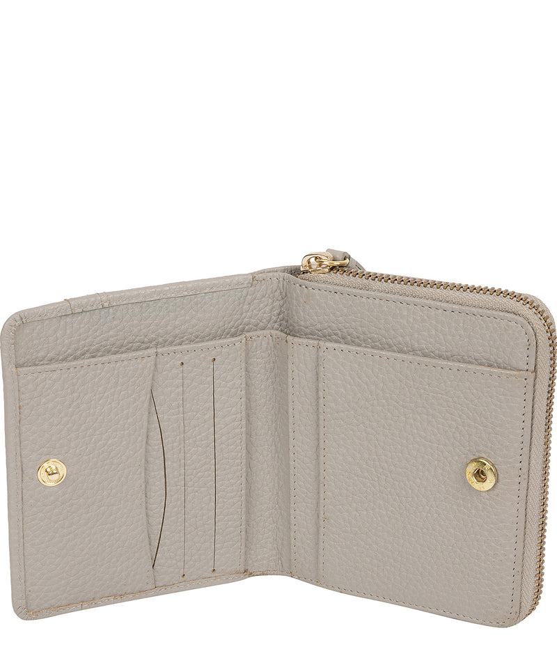 'Emely' Light Grey Leather Purse