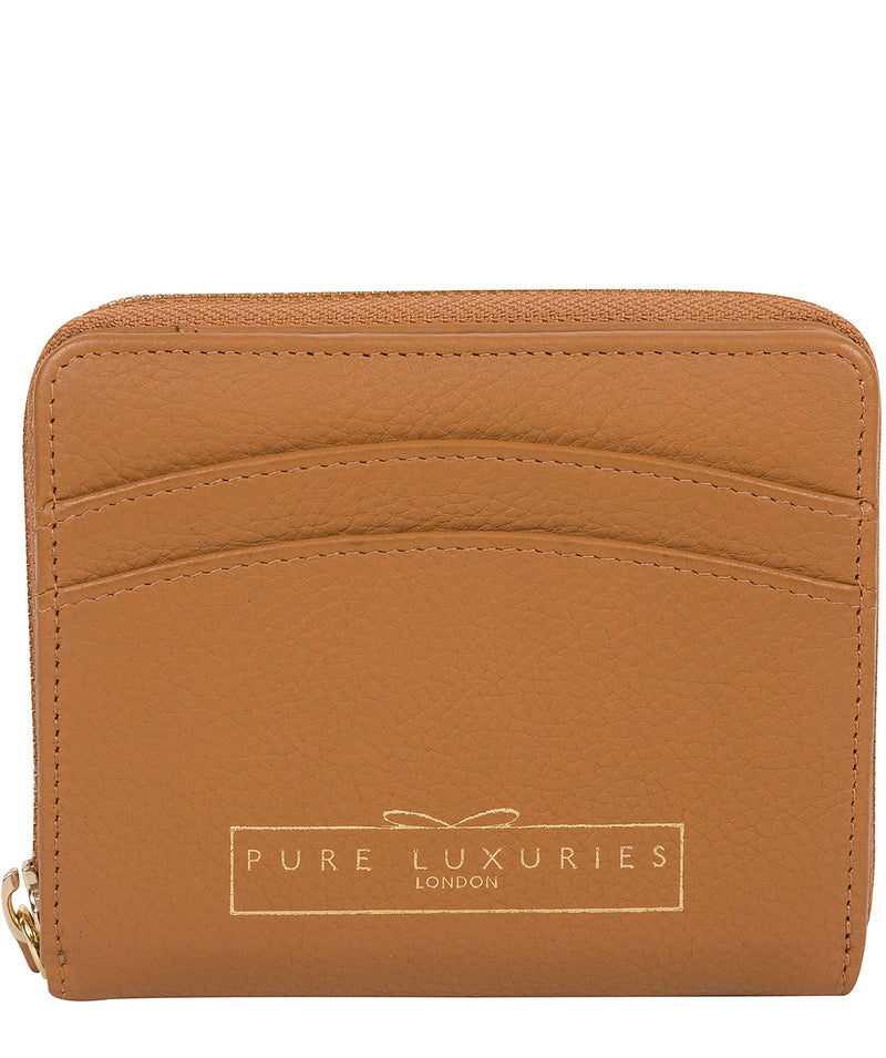 'Emely' Tan Leather Purse