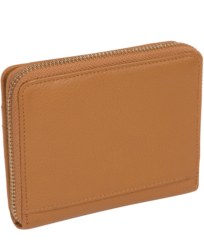 'Emely' Tan Leather Purse