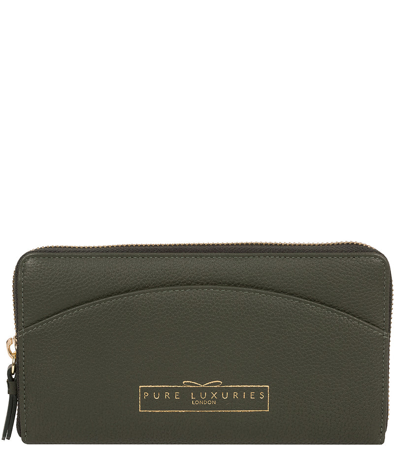 Green Leather Purse 'Jenika' by Pure Luxuries – Pure Luxuries London