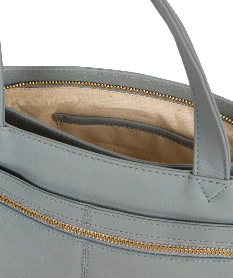 'Kate' Cashmere Blue Leather Handbag
