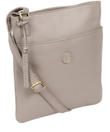 'Foxton' Dove Grey Leather Cross Body Bag