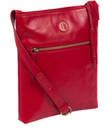 'Knook' Vintage Red Leather Cross Body Bag