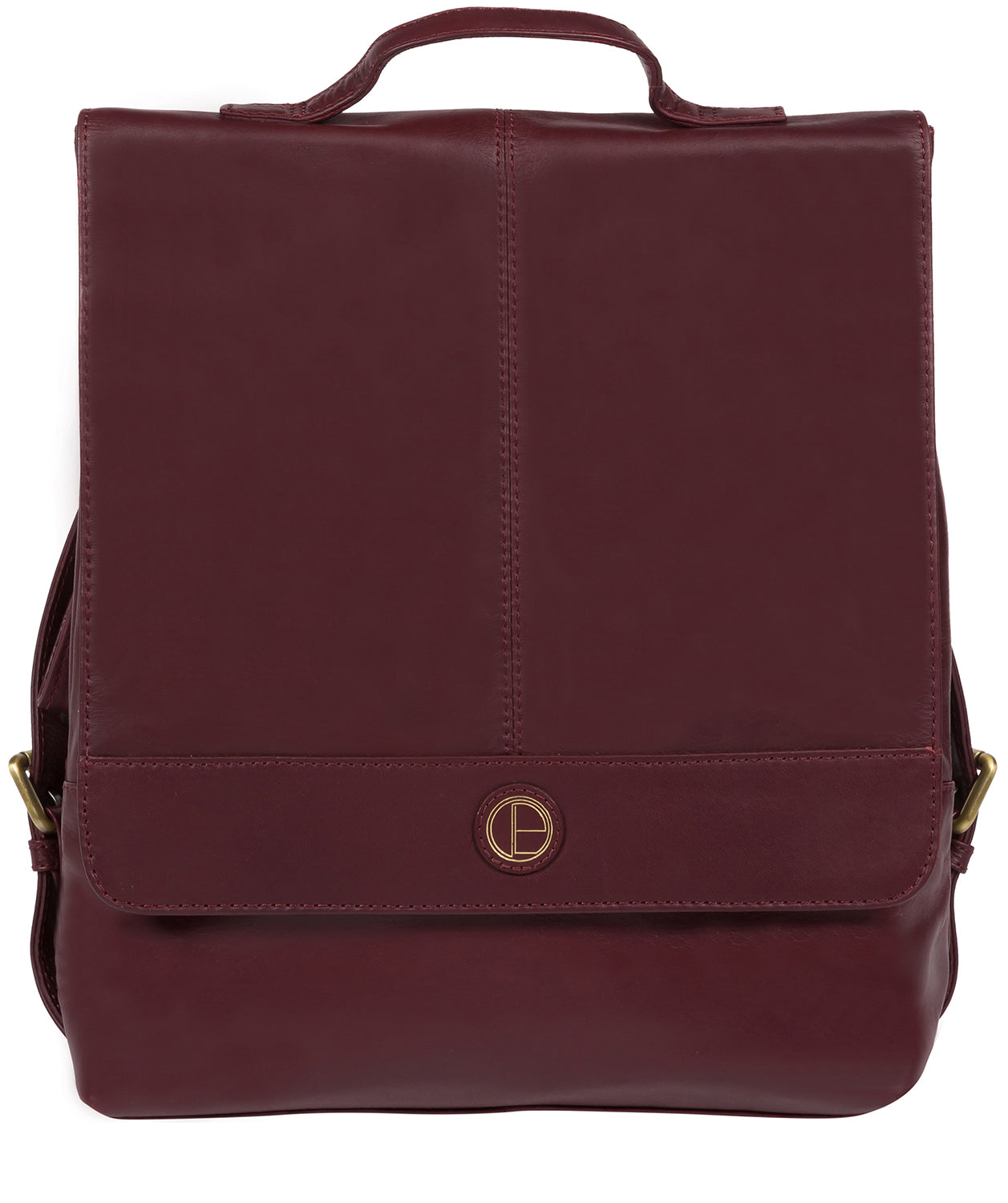 Burgundy Leather Backpack 'Pembroke' by Pure Luxuries