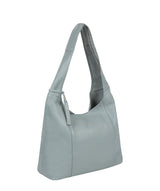 'Nina' Cashmere Blue Leather Shoulder Bag
