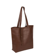 'Ashurst' Ombré Chestnut Vegetable-Tanned Leather Tote Bag