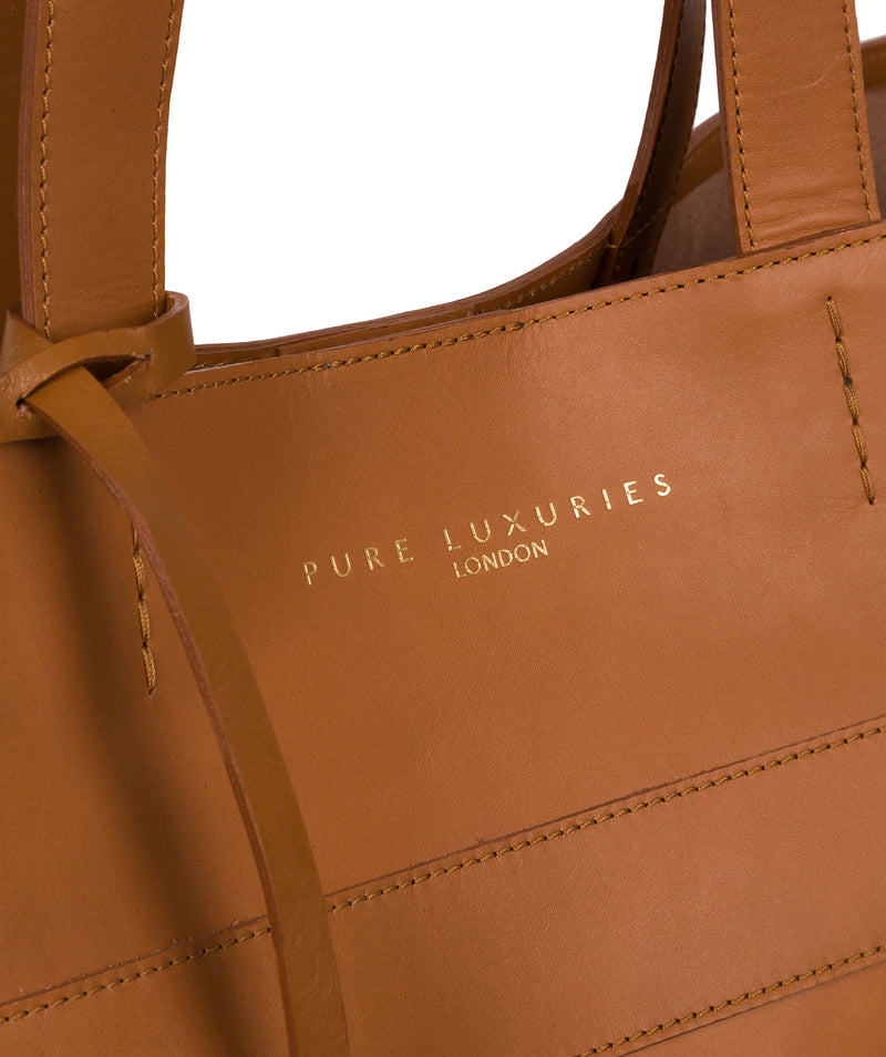'Ripley' Saddle Tan Vegetable-Tanned Leather Tote Bag