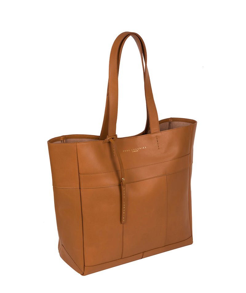 'Ripley' Saddle Tan Vegetable-Tanned Leather Tote Bag