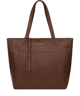 'Arundel' Ombré Chestnut Vegetable-Tanned Leather Tote Bag