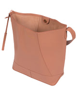 'Tunbridge' Misty Rose Vegetable-Tanned Leather Shoulder Bag