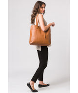 'Pembury' Saddle Tan Vegetable-Tanned Leather Tote Bag