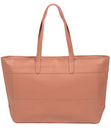 'Milton' Misty Rose Vegetable-Tanned Leather Extra-Large Tote Bag