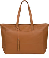 'Milton' Saddle Tan Vegetable-Tanned Leather Tote Bag