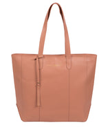 'Amberley' Misty Rose Vegetable-Tanned Leather Tote Bag