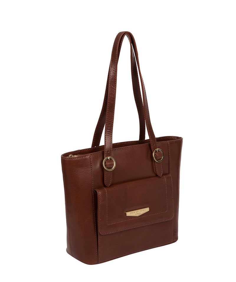 'Penelope' Italian Tan Leather Handbag