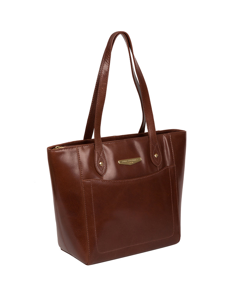 'Marisa' Italian Tan Leather Handbag