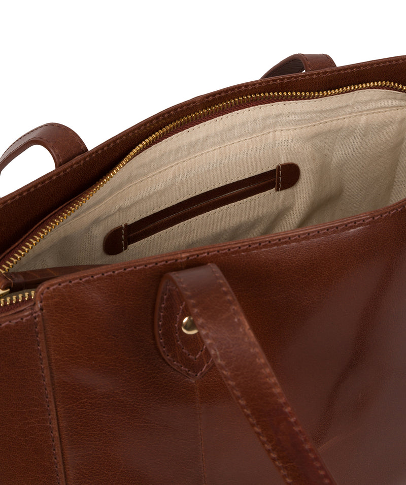 'Marian' Italian Tan Leather Handbag