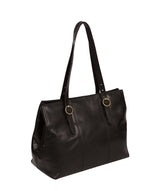 'Rosie' Black Leather Handbag