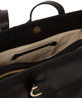 'Rosie' Black Leather Handbag