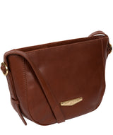 'Kaye' Italian Tan Leather Shoulder Bag