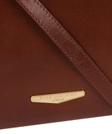 'Dee' Italian Tan Vegetable-Tanned Leather Shoulder Bag