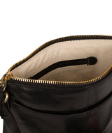 'Kimberley' Black Leather Cross Body Bag