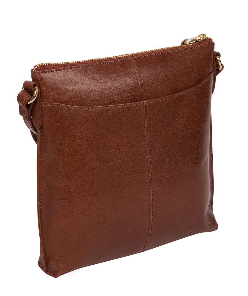 'Kimberley' Italian Tan Leather Cross Body Bag