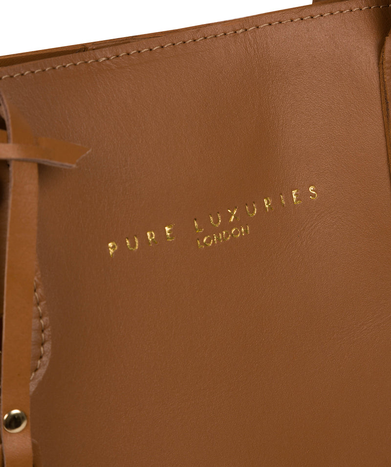 'Henley' Saddle Tan Vegetable-Tanned Leather Tote Bag