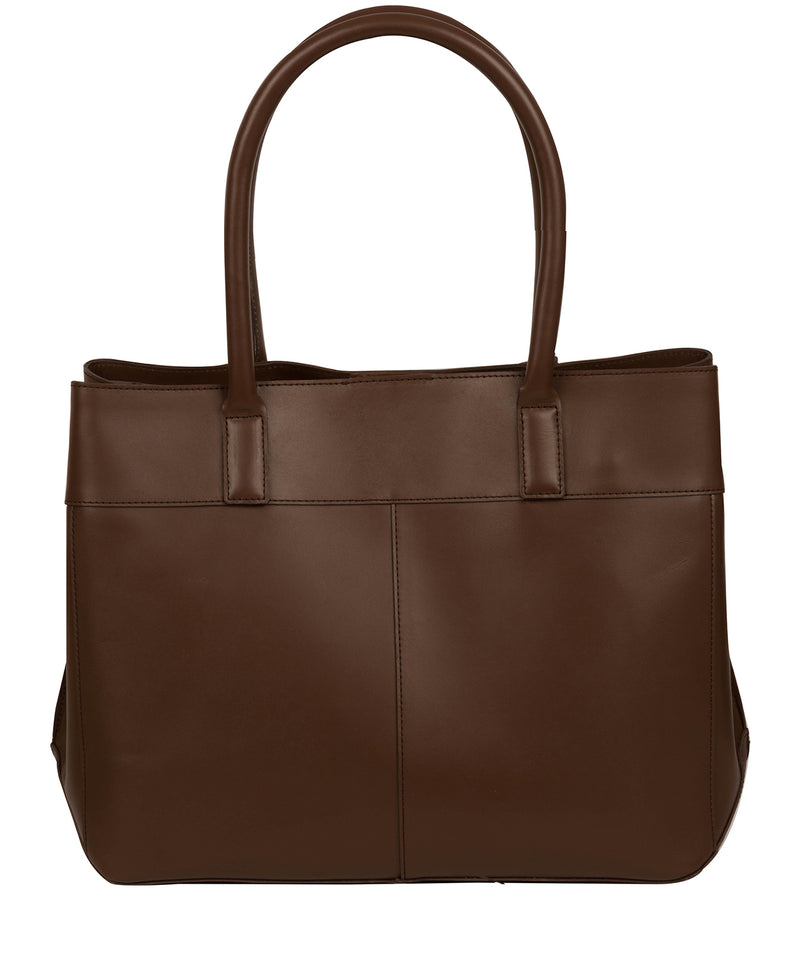 'Amesbury' Ombré Chestnut Vegetable-Tanned Unlined Leather Handbag