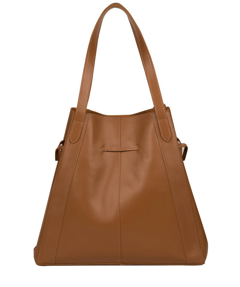 'Bembridge' Saddle Tan Vegetable-Tanned Leather Extra-Large Shoulder Bag