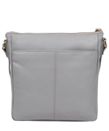 'Holbroke' Grey Leather Shoulder Bag
