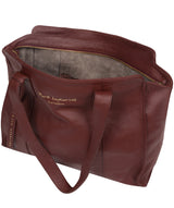 'Alexandra' Rich Chestnut Leather Handbag