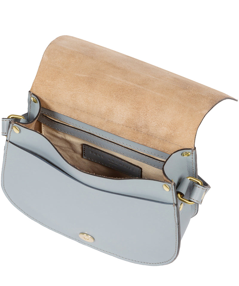 'Coniston' Cashmere Blue Leather Cross Body Bag