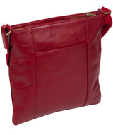 'Azalea' Cherry Leather Cross Body Bag