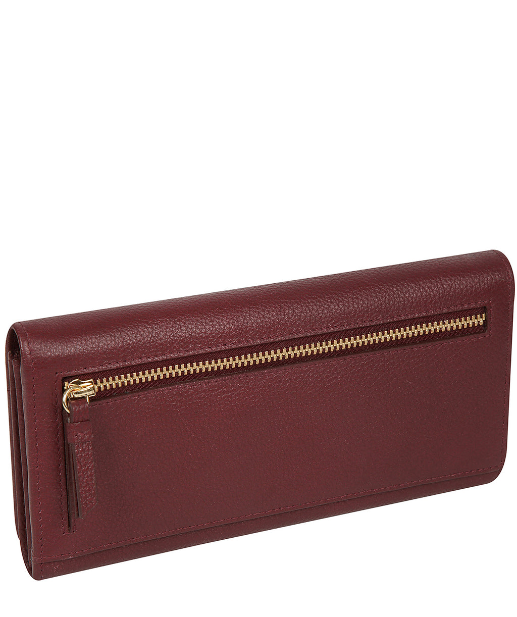 Red Leather Purse 'Izabel' by Pure Luxuries – Pure Luxuries London