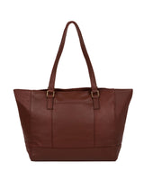 'Sophie' Chestnut Leather Tote Bag