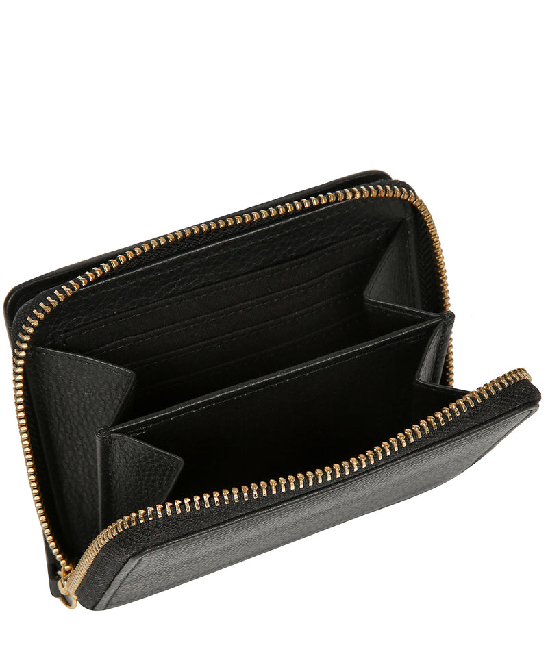 'Emely' Black Leather Purse