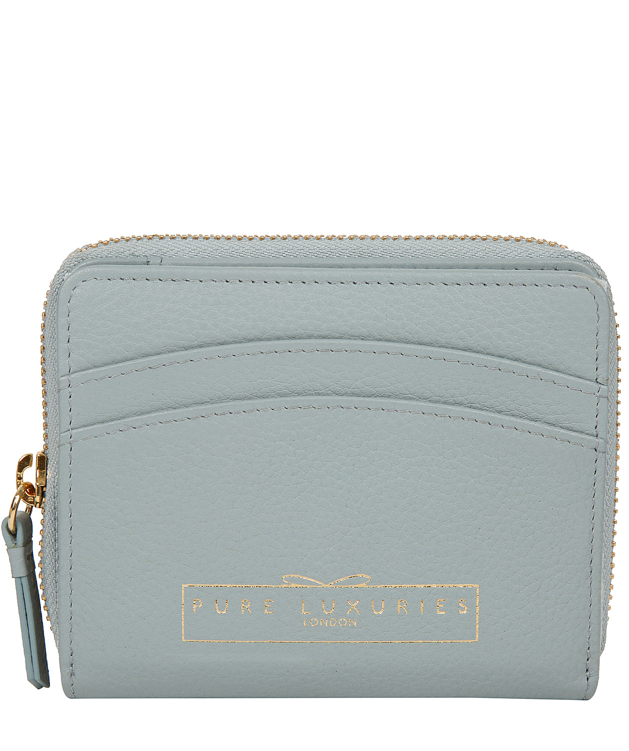 Blue Leather Purse 'Emely' by Pure Luxuries – Pure Luxuries London