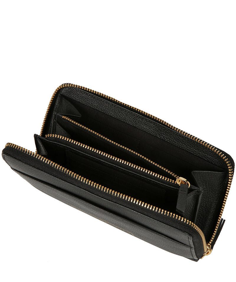 Black Leather Purse 'Jenika' by Pure Luxuries – Pure Luxuries London