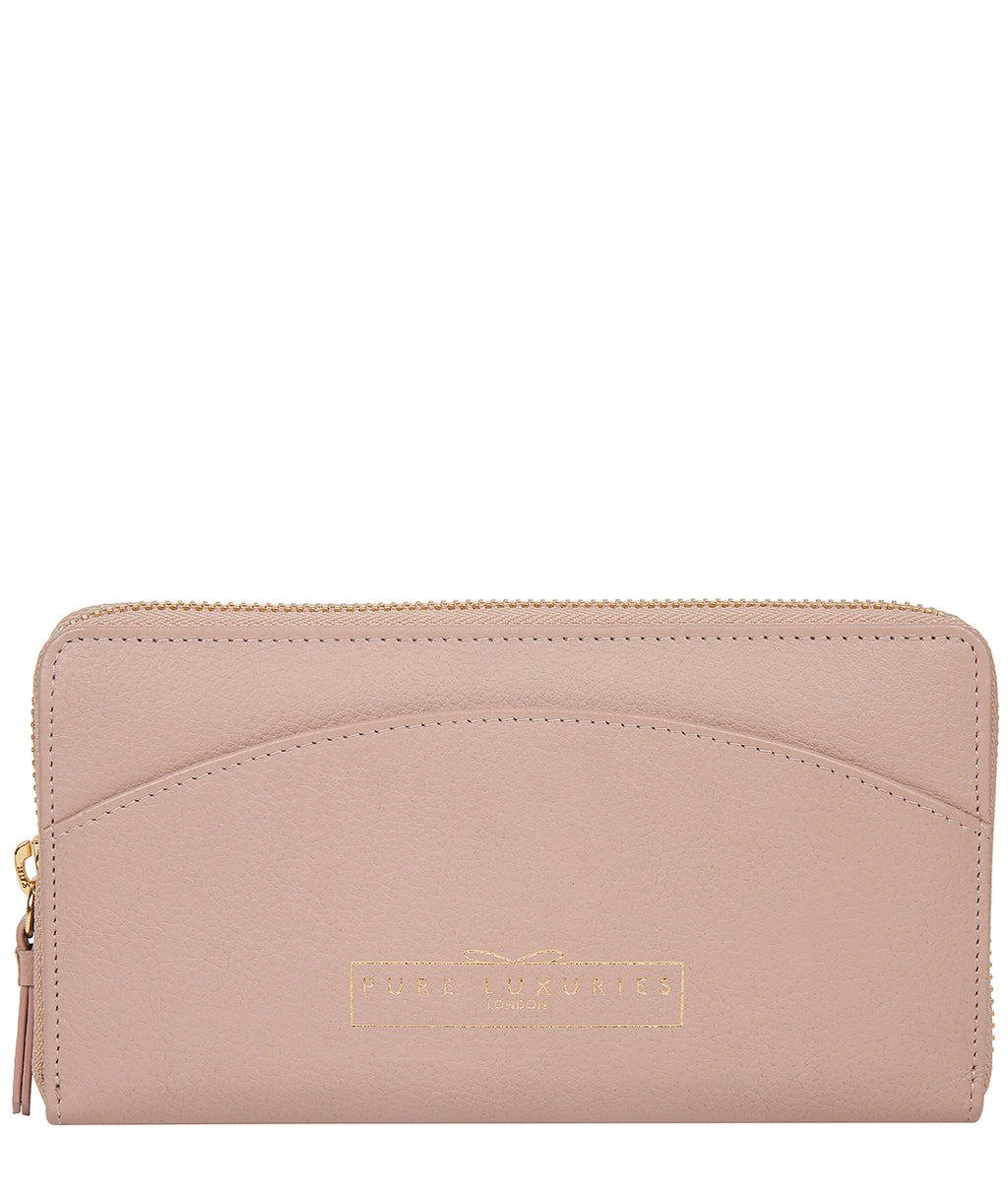Pink Leather Purse 'Jenika' by Pure Luxuries – Pure Luxuries London