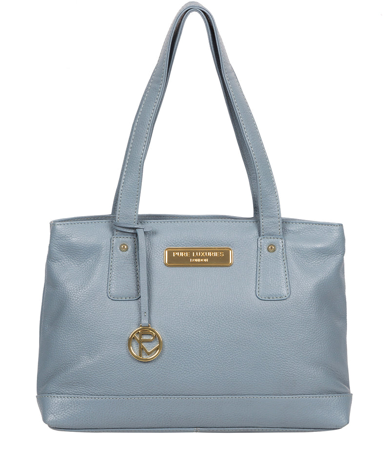 'Kate' Blue Cloud Leather Handbag
